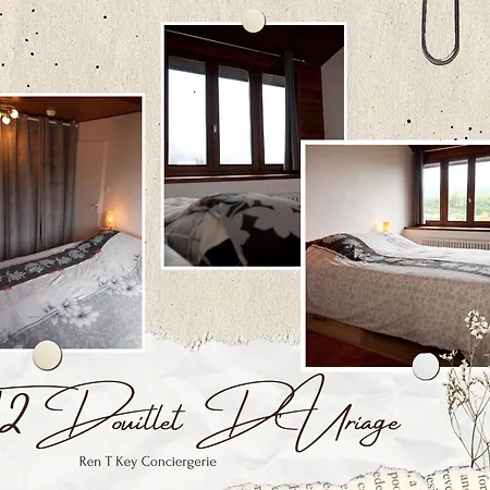 Le T2 Douillet D'uriage - Le Louvre - Cure Thermale Uriage- Proche Chamrousse - Jusqu'a 3 Personnes - Region Agreable En Toute Saison